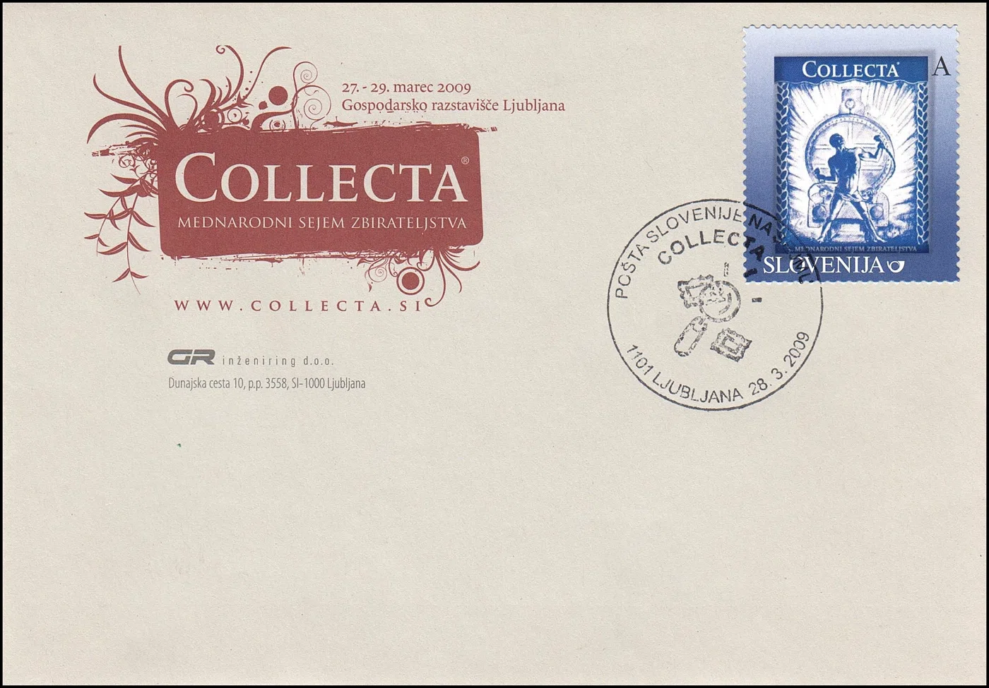 POŠTA SLOVENIJE NA SEJMU COLLECTA 2009